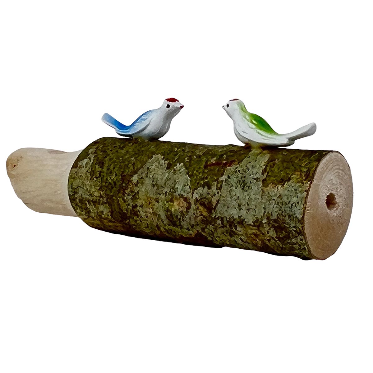 FeineHeimat Kuckuckspfeife aus Holz mit 2 Dekovögeln, aus dem Schwarzwald