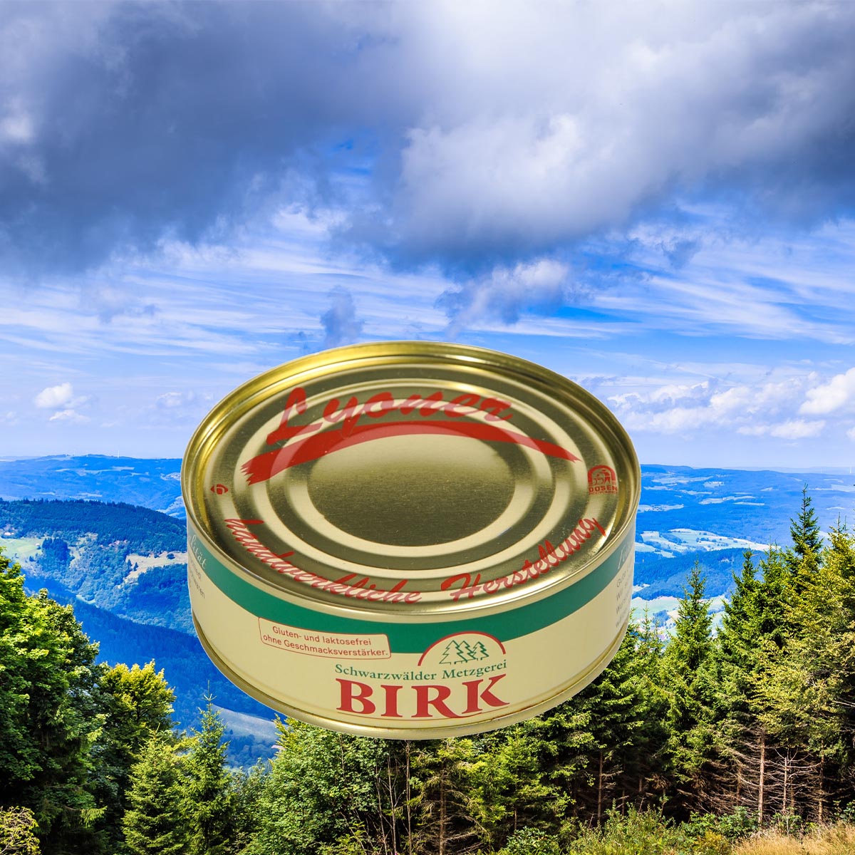 Schwarzwälder Metzgerei Birk Dosenwurst Lyoner aus eigener Herstellung