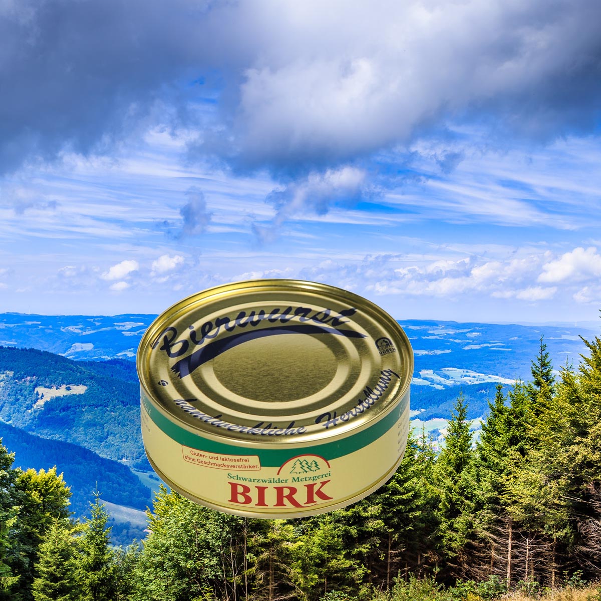 Schwarzwälder Metzgerei Birk Dosenwurst Bierwurst aus eigener Herstellung