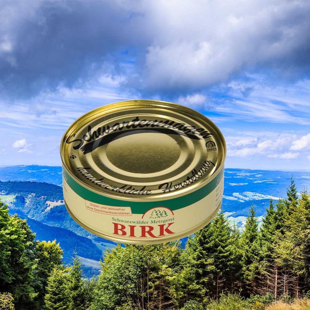 Schwarzwälder Metzgerei Birk Dosenwurst Schwartenmagen aus eigener Herstellung