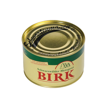 Schwarzwälder Metzgerei Birk Dosenwurst Schwartenmagen aus eigener Herstellung