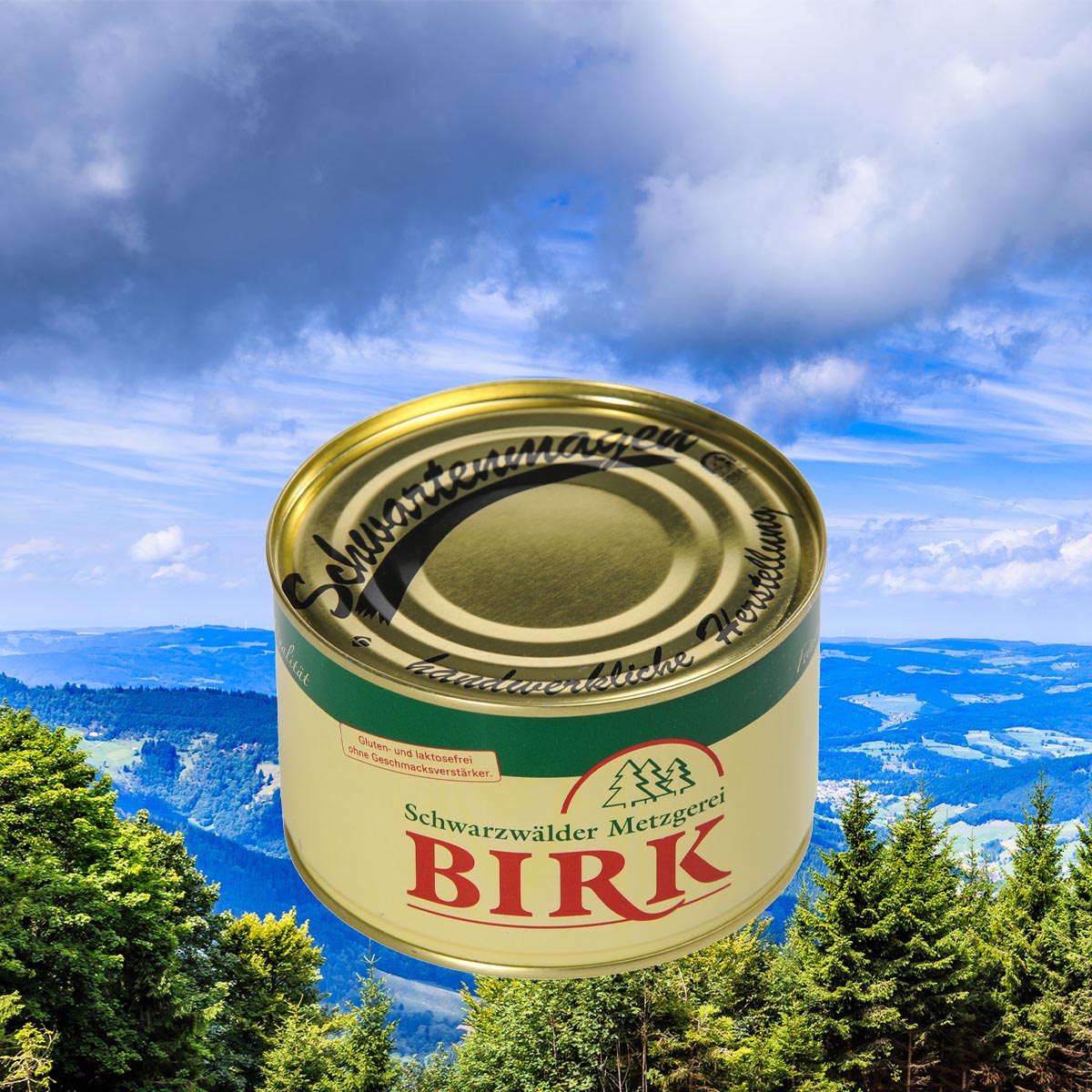 Schwarzwälder Metzgerei Birk Dosenwurst Schwartenmagen aus eigener Herstellung