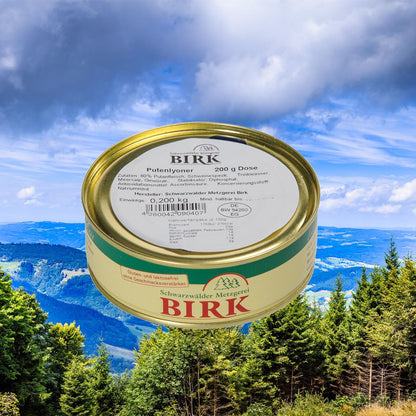 Schwarzwälder Metzgerei Birk Dosenwurst Putenlyoner aus eigener Herstellung