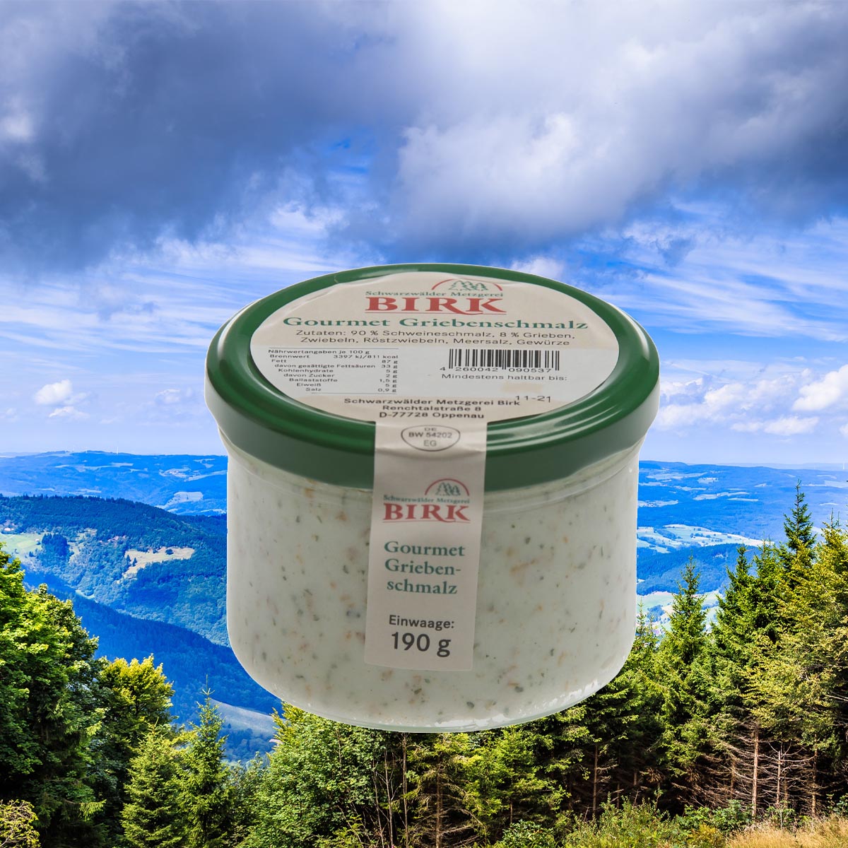 Schwarzwälder Metzgerei Birk Gourmet Griebenschmalz hausgemacht