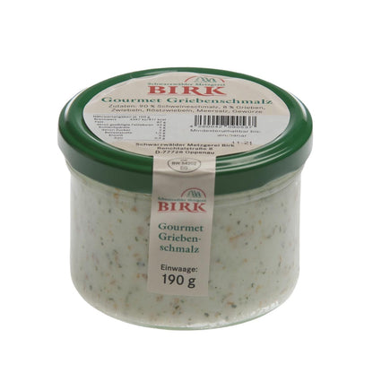 Schwarzwälder Metzgerei Birk Gourmet Griebenschmalz hausgemacht