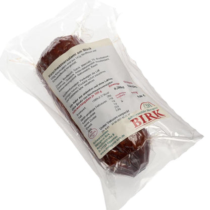 Genuss pur: Birk Kirschwassersalami - Schwarzwälder Spezialität!