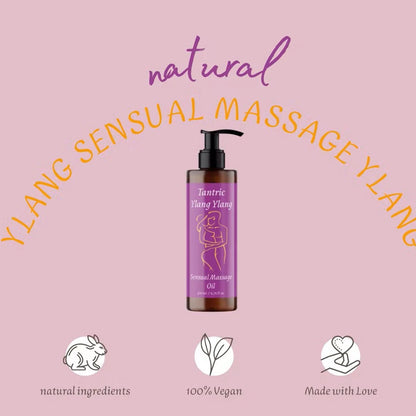 QKnatur YLANG-YLANG Sinnliches Massageöl. Für alle Körpermassagen 200ml