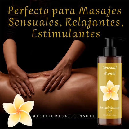 QKnatur MONOI Sinnliches Massageöl. Für alle Körpermassagen 200ml