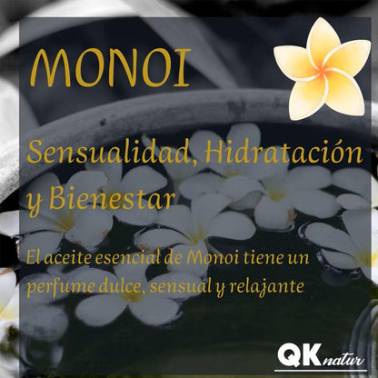 QKnatur MONOI Sinnliches Massageöl. Für alle Körpermassagen 200ml