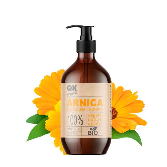 QKnatur ARNICA - Arnica Montana Mazeriertes Massage Öl 100% rein - BIO