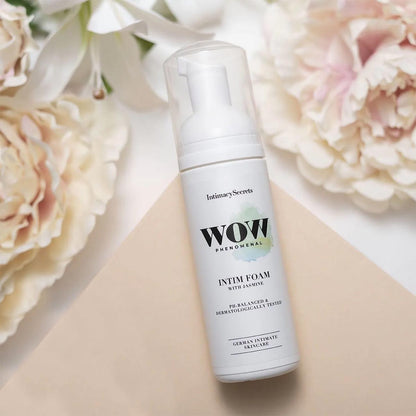 IntimacySecrets WOW Phenomenal Intim Foam Intimpflege Schaum mit Jasmin 150 ml