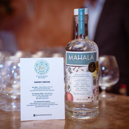 Mahala Botanical – Alkoholfreie Premium-Spirituose, 3-fach destilliert, 0,5 L