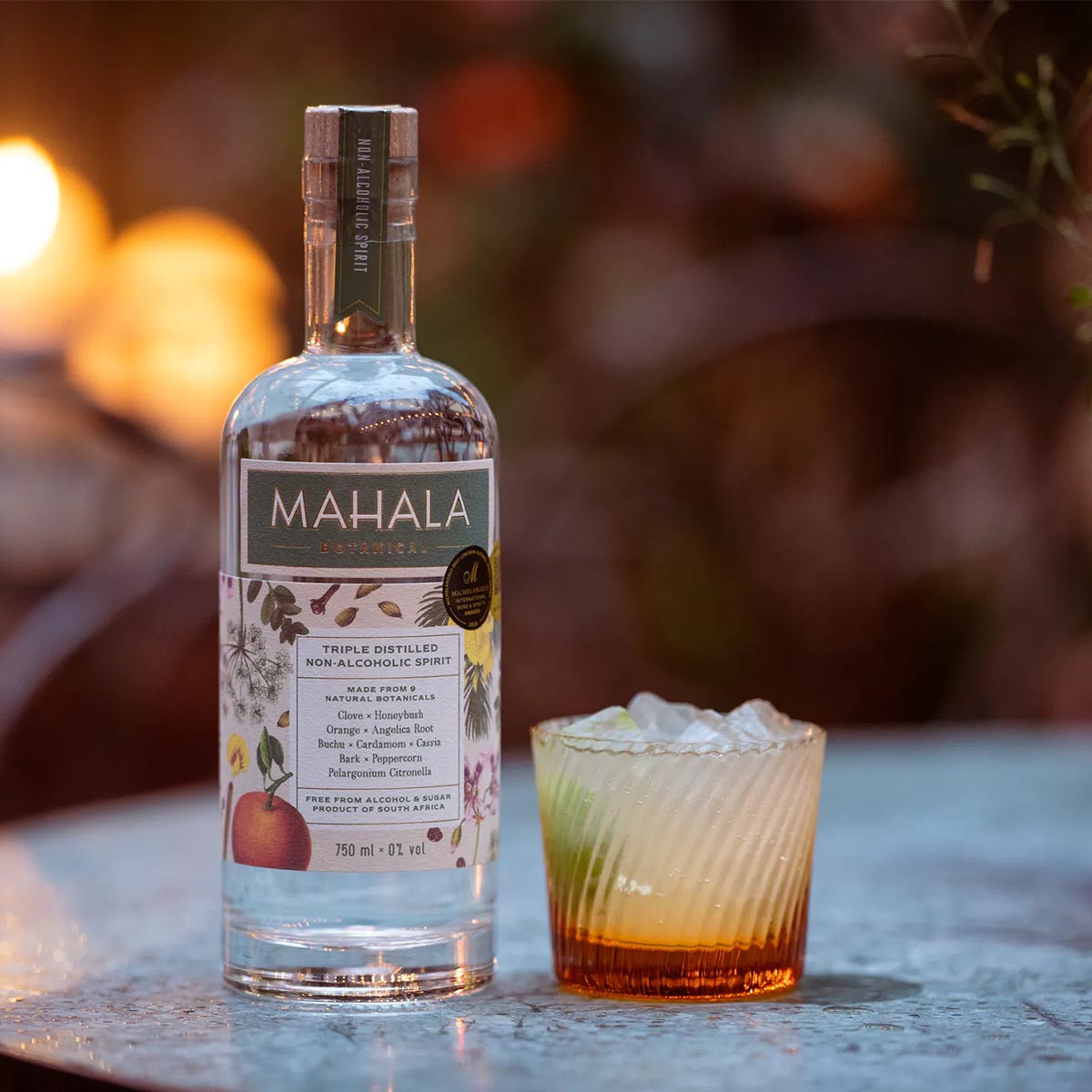 Mahala Botanical alkoholfreie, dreifach destillierte Spirituose aus Südafrika 0,75 L