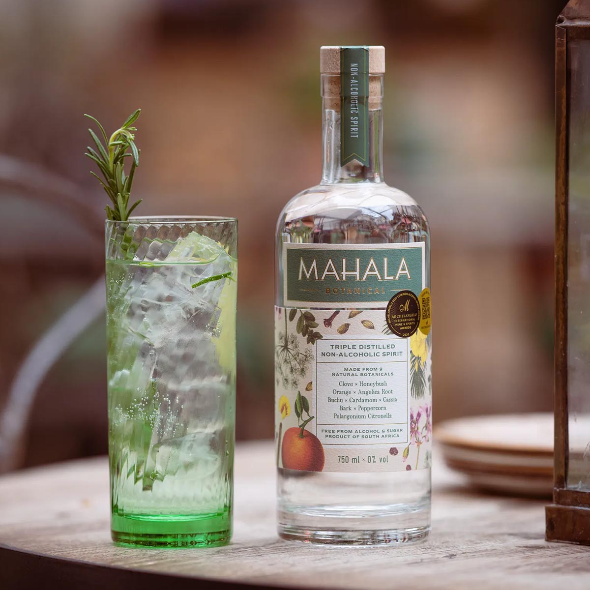 Mahala Botanical alkoholfreie, dreifach destillierte Spirituose aus Südafrika 0,75 L