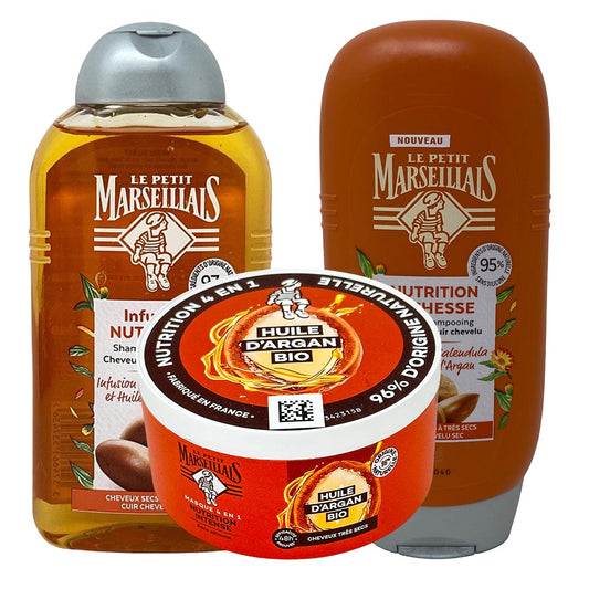 Le Petit Marseillais Haarpflege-Set: Calendula für sehr trockenes Haar 2x250ml
