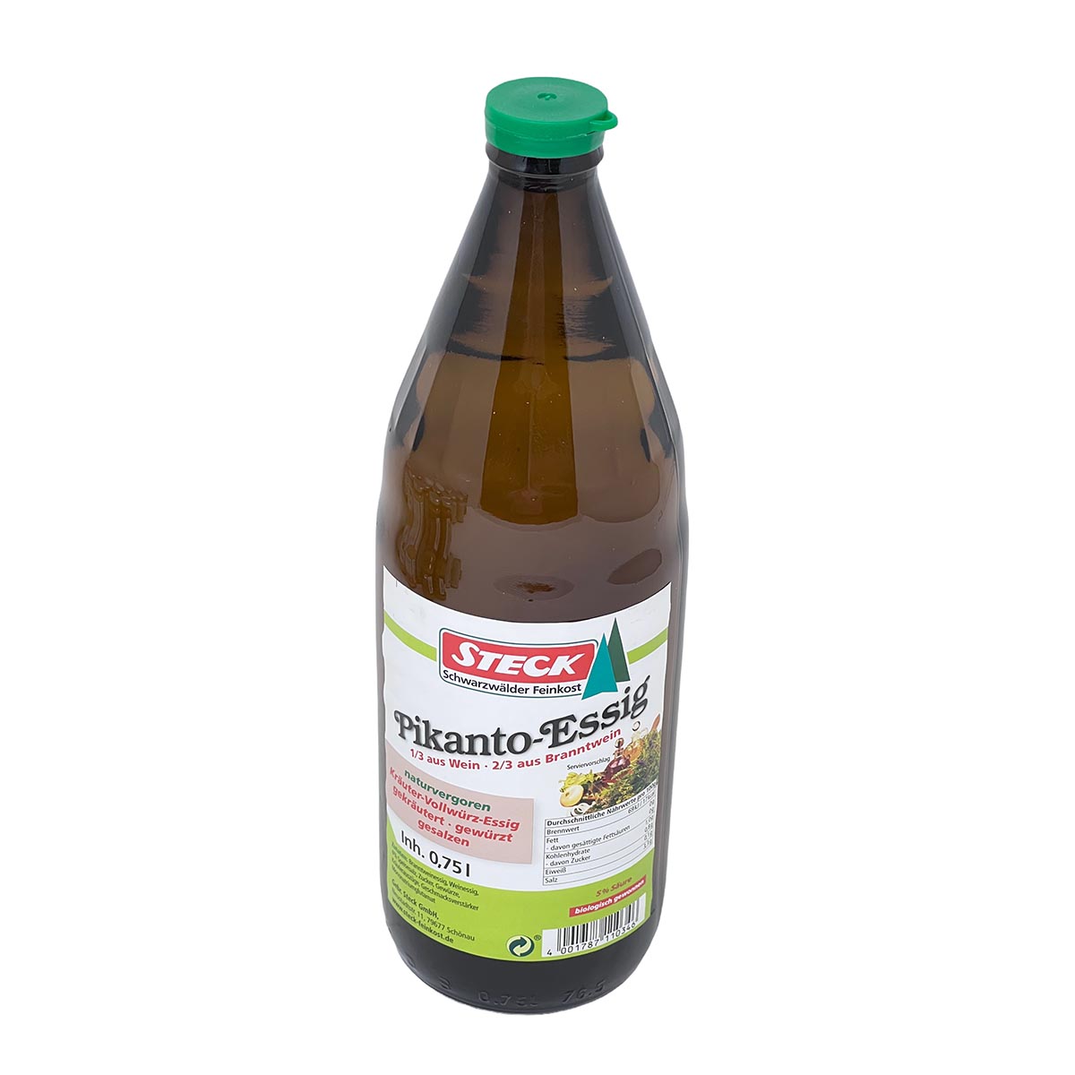 STECK Feinkost Pikanto-Essig aus dem Schwarzwald naturvergoren vollwürzig 750 ml