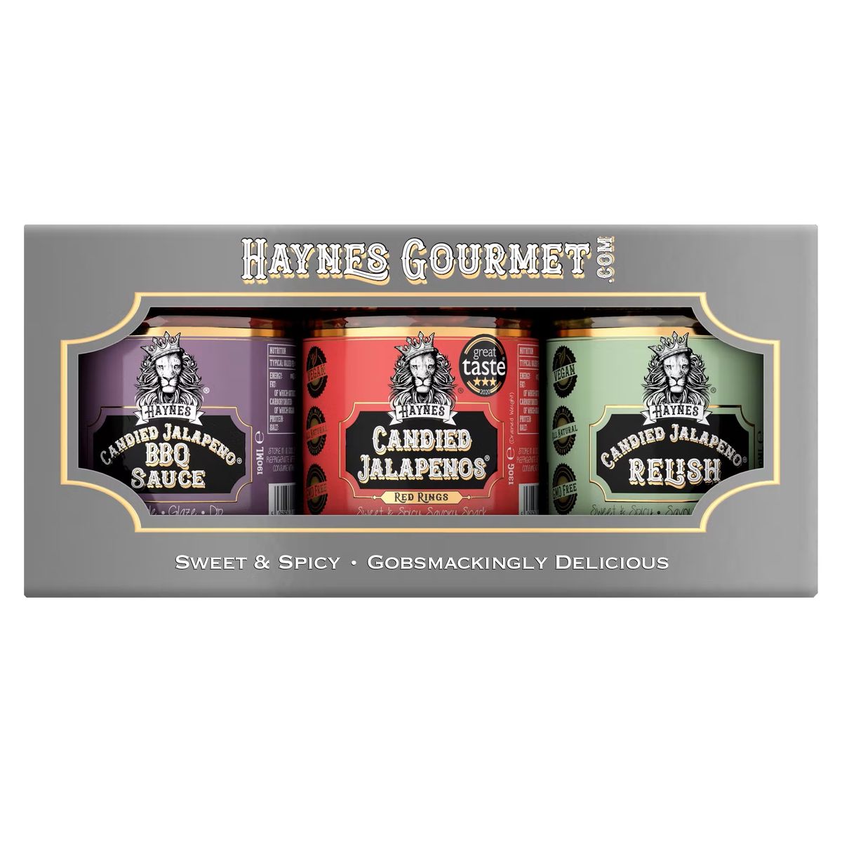 Haynes Gourmet Candied Jalapenos 3er Set Summer Bundle SCHARF - Süße, Würze und Intensive Schärfe in Perfekter Harmonie