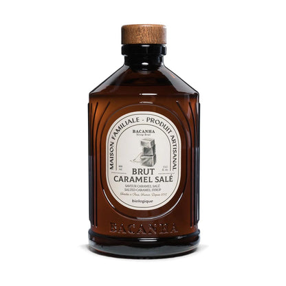 Bacanha Sirop Brut de Caramel Salé Bio 400 ml - Bio Salted Caramel Sirup