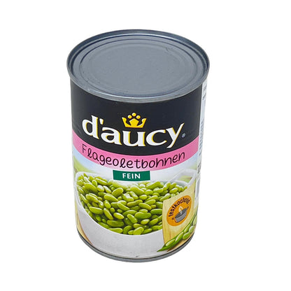 d'aucy Flageolets Grüne Bohnenkerne Fein 12 x 400 Gramm Dose