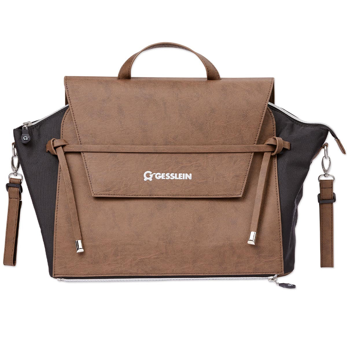 GESSLEIN Wickeltasche No. 4  Rucksack Tasche Beides in einem durchdachte Fächerabteilung