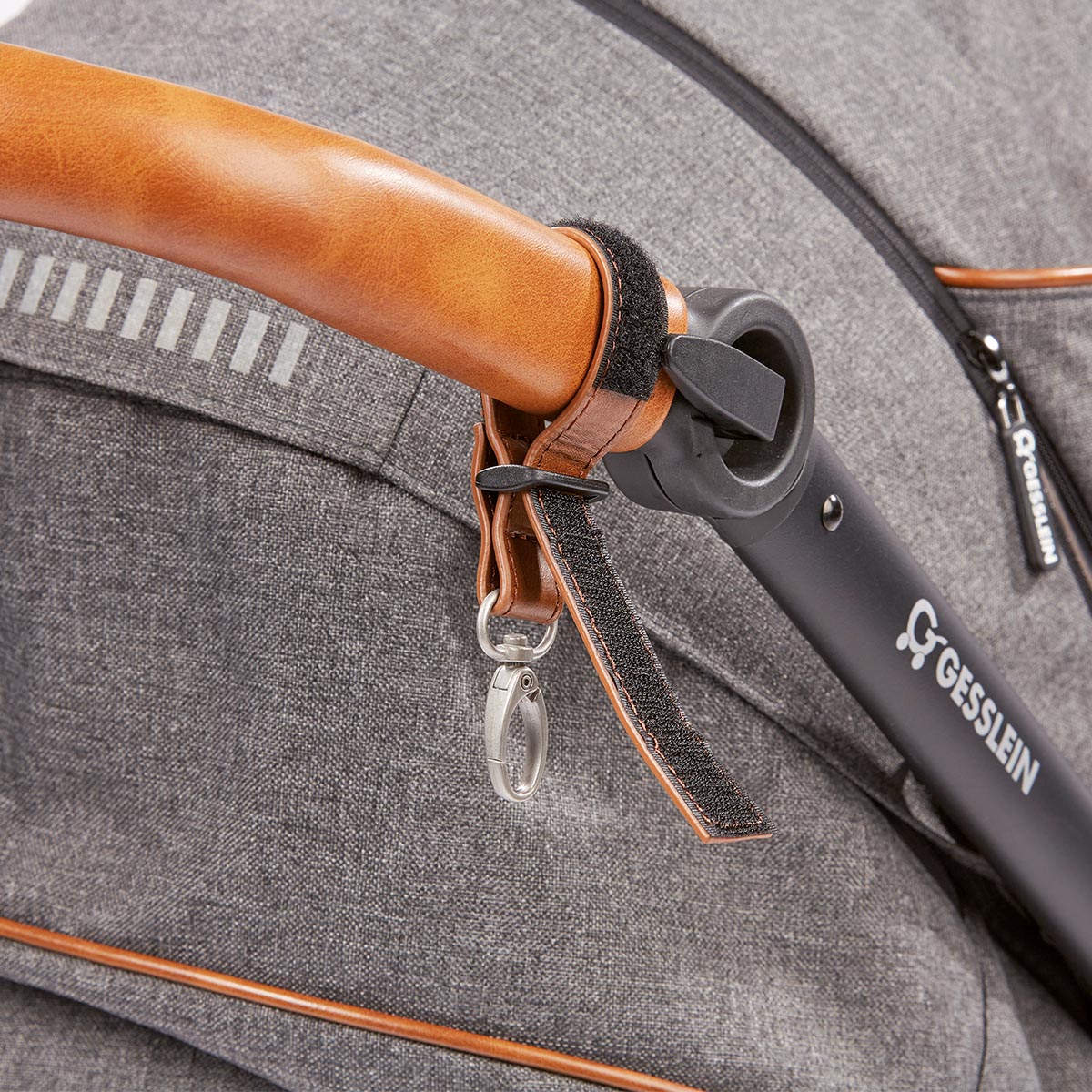 GESSLEIN Wickeltasche No. 4  Rucksack Tasche Beides in einem durchdachte Fächerabteilung