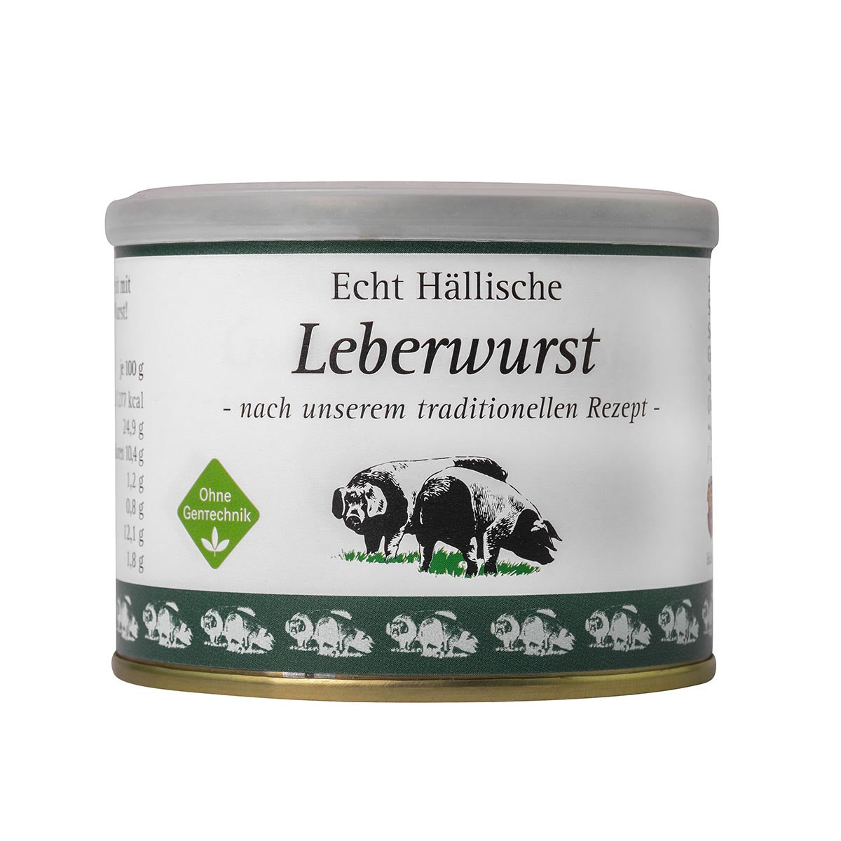 Erzeugergemeinschaft Echt Hällische Hausmacher Leberwurst in der Dose 200 Gr.