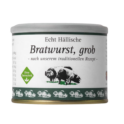 Schwäbisch Hall Echt Hällische Bratwurst grob in der Dose 200 Gramm