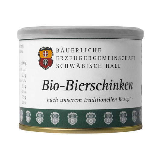 Bäuerliche Erzeugergemeinschaft - Echt Hällische BIO Schinkenwurst in der Dose 200Gr.
