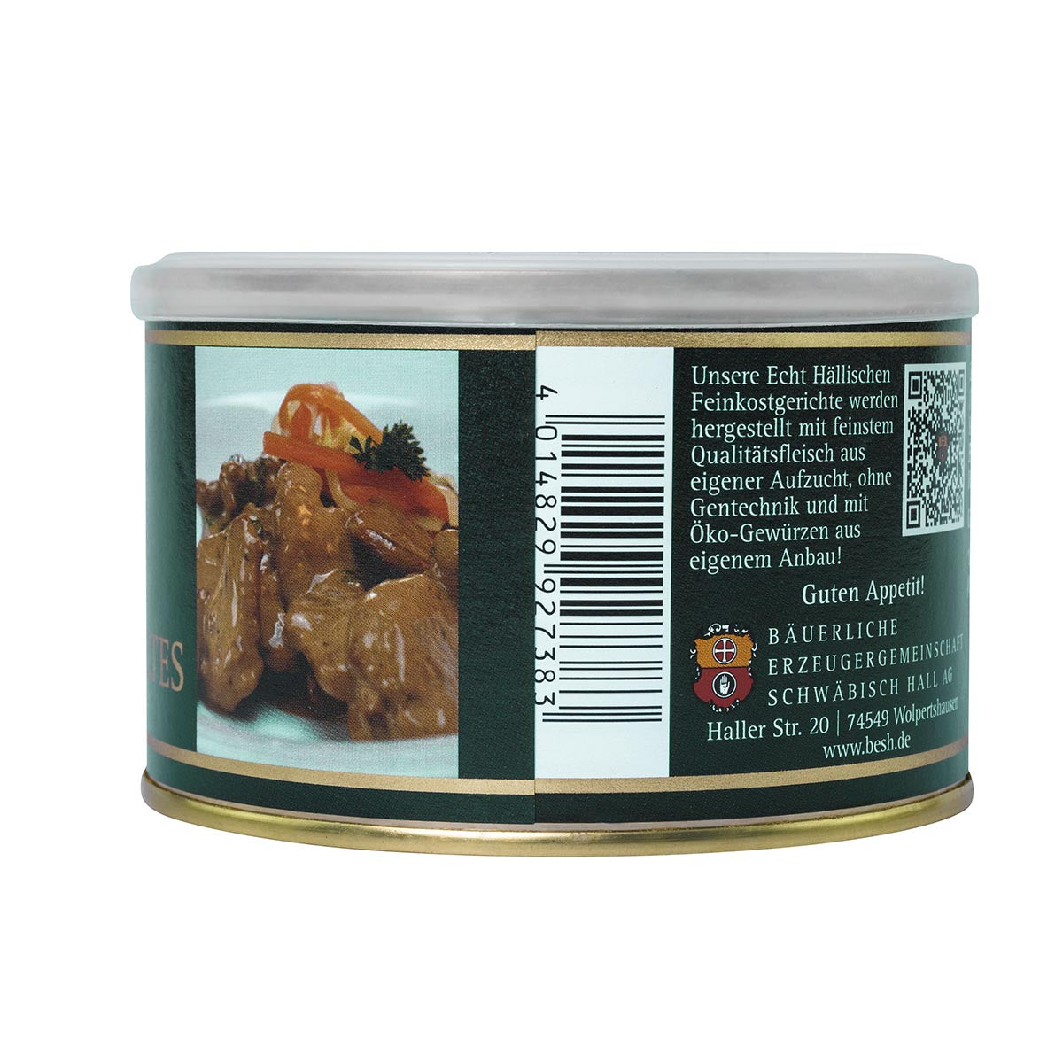 Erzeugergemeinschaft Schwäbisch Hall Echt Hällisches Sahnegeschnetzeltes 400 Gramm