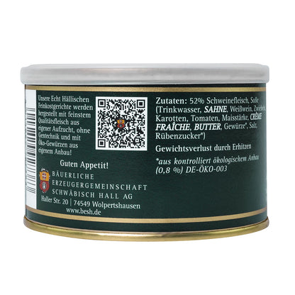 Erzeugergemeinschaft Schwäbisch Hall Echt Hällisches Sahnegeschnetzeltes 400 Gramm