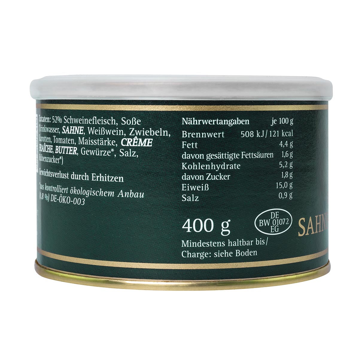 Erzeugergemeinschaft Schwäbisch Hall Echt Hällisches Sahnegeschnetzeltes 400 Gramm