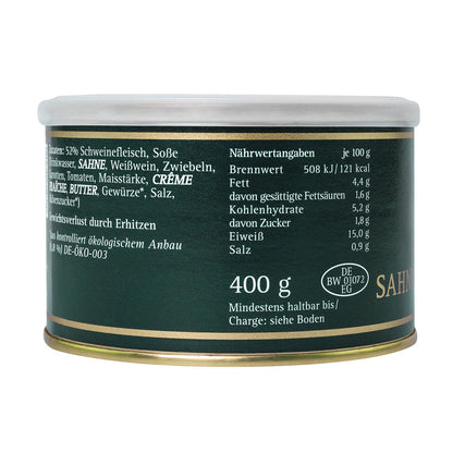 Erzeugergemeinschaft Schwäbisch Hall Echt Hällisches Sahnegeschnetzeltes 400 Gramm