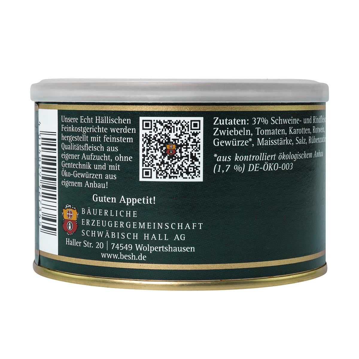 Erzeugergemeinschaft Schwäbisch Hall Echt Hällische Schwäbische Bolognese Sauce