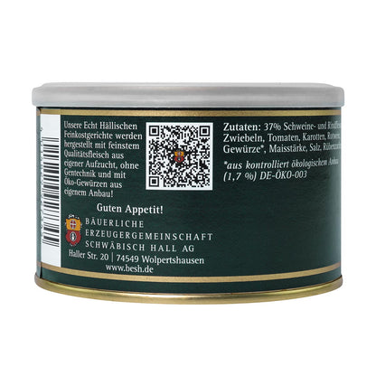 Erzeugergemeinschaft Schwäbisch Hall Echt Hällische Schwäbische Bolognese Sauce