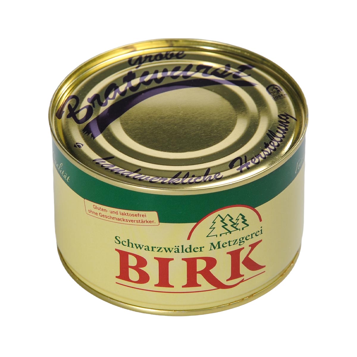 Schwarzwälder Metzgerei Birk Dosenwurst Grobe Bratwurst aus eigener Herstellung