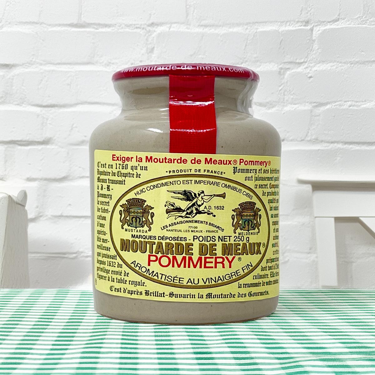 Pommery Moutarde de Meaux – Traditioneller französischer Senf im Tontopf 250g