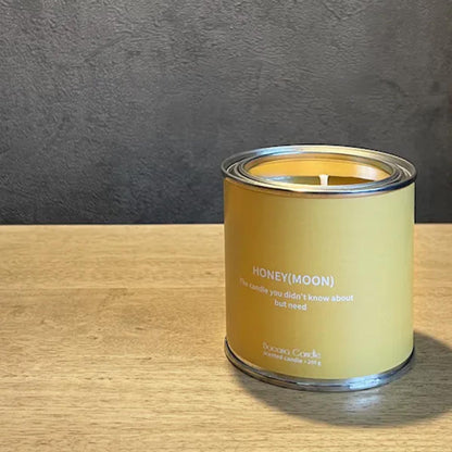 Handgefertigte Duftkerze dekorative Dose verschiedene Geschmacksrichtungen