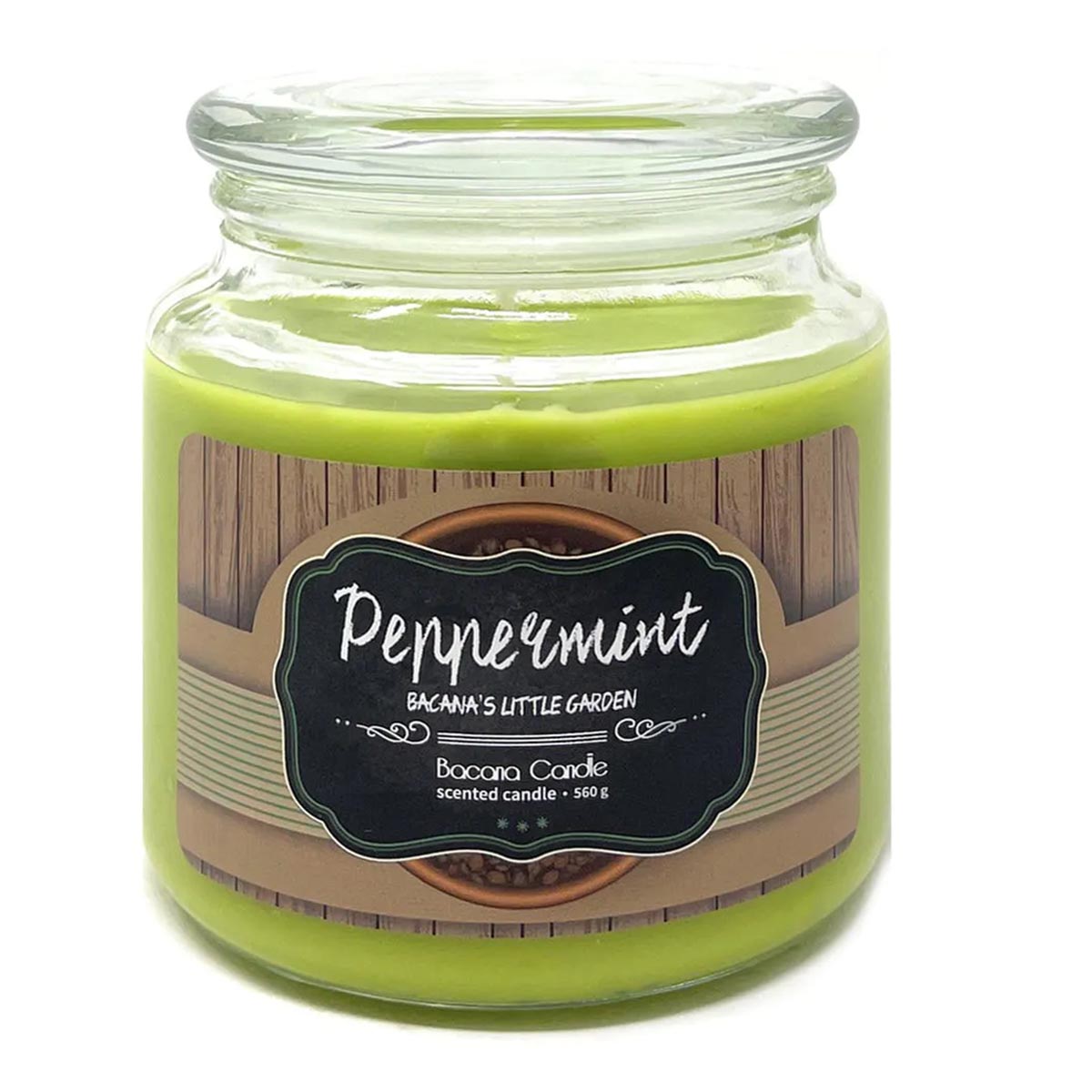 Bacana Candle handgefertigte Duftkerzen dekoratives Glas ca. 100 Stunden Brenndauer