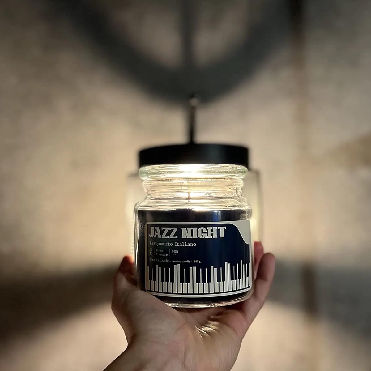 Bacana Candle handgefertigte Duftkerzen dekoratives Glas ca. 100 Stunden Brenndauer