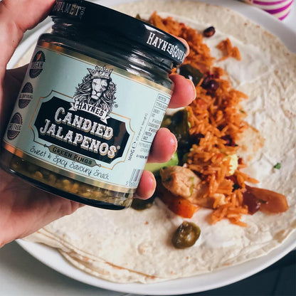 Haynes Gourmet Candied Jalapeno Green Rings Sweet & Spicy - Die Perfekte Kombination