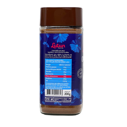 LUTUN Chicorée Soluble - Aufguss Kaffeeersatz aus Zichorie koffeinfrei 200 Gramm