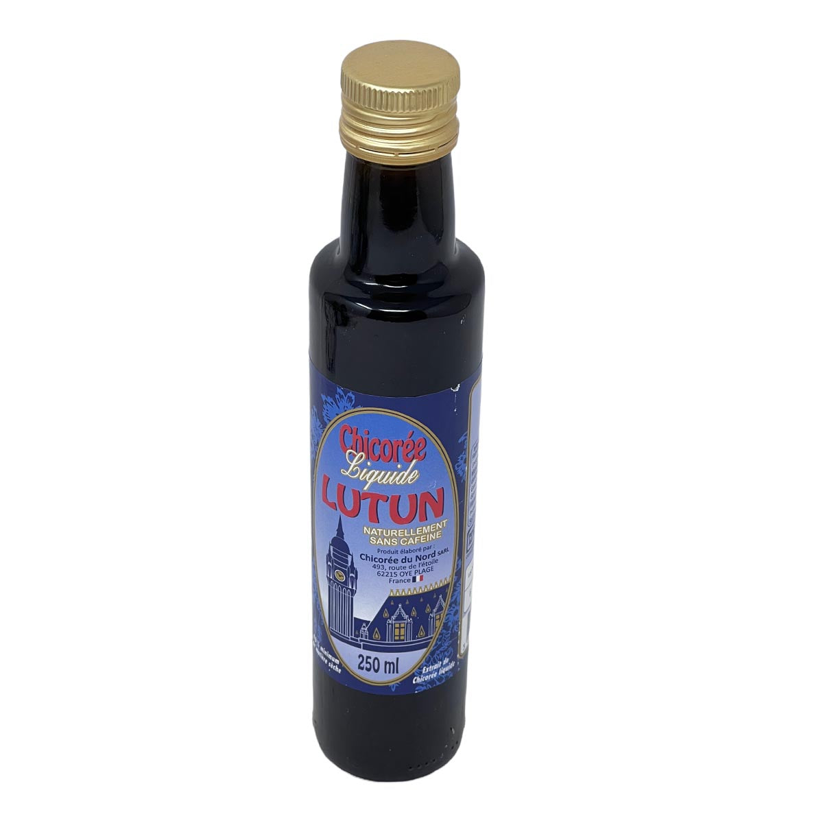 LUTUN Chicorée Liquide - Flüssiges Zichorien Konzentrat, natürliches Sirup 250 ml