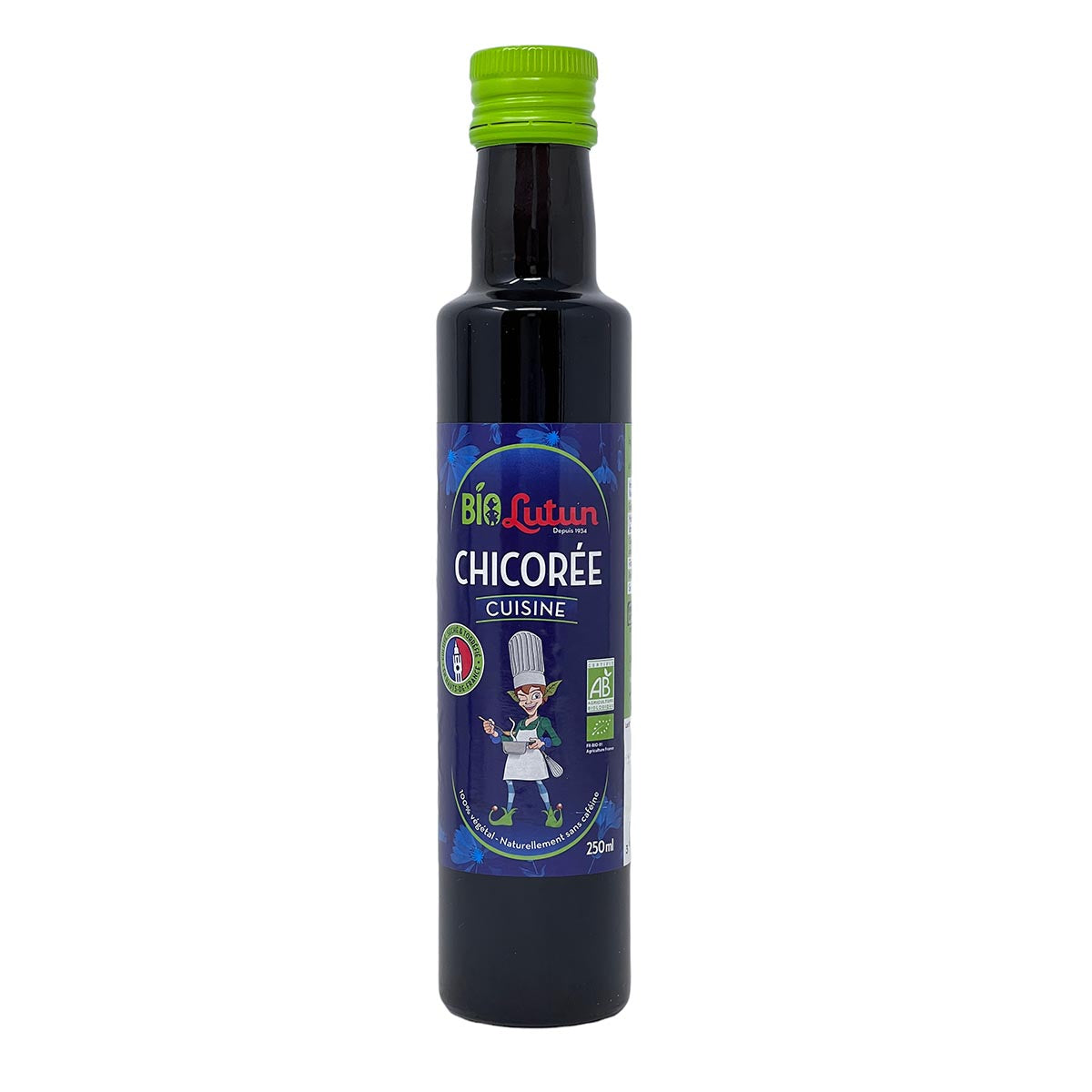 LUTUN BIO Chicorée Cuisine - Flüssiges BIO Zichorien Konzentrat 250 ml