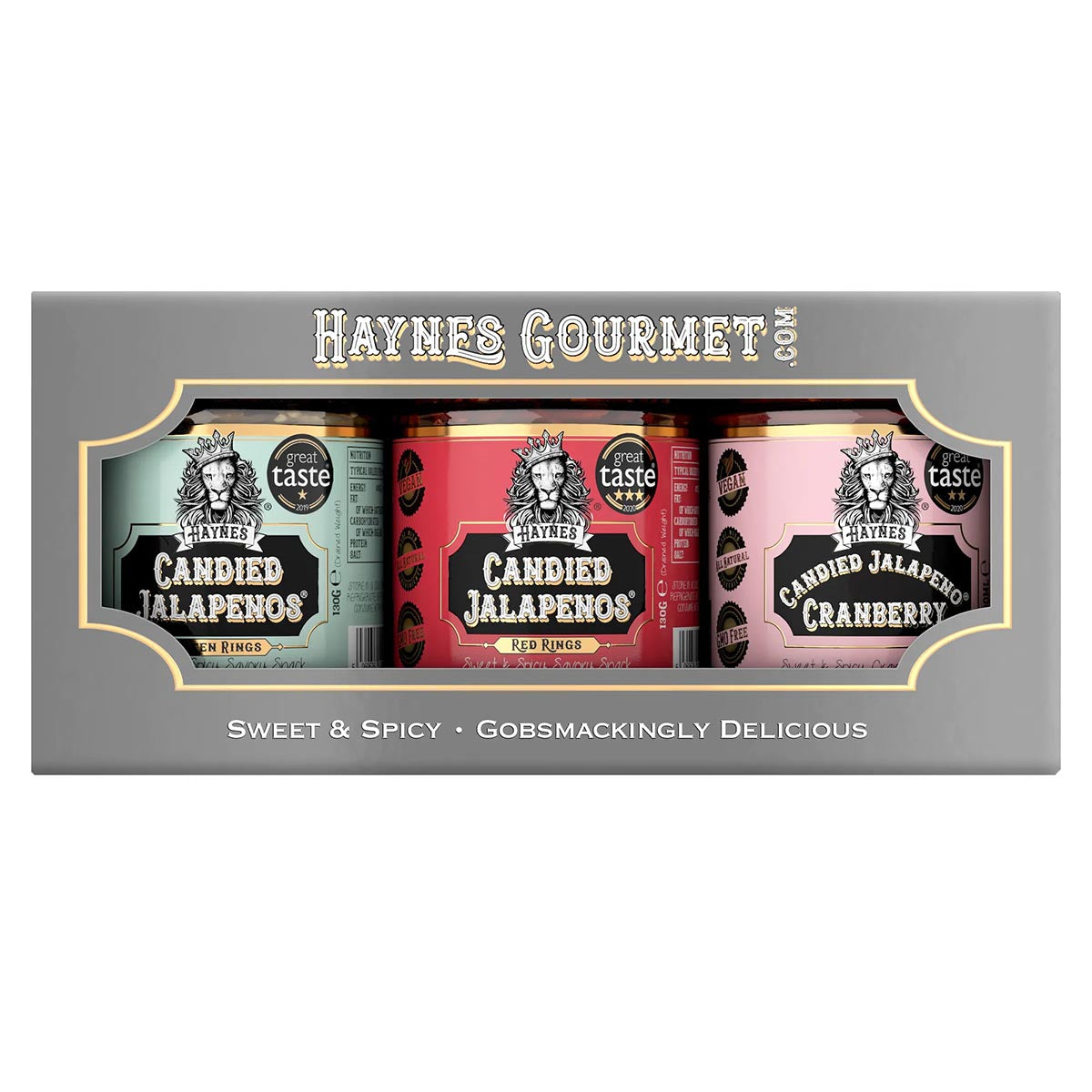 Haynes Gourmet Candied Jalapenos 3er Set Winter Bundle SCHARF - Winterliche Geschmacksexplosion für Feinschmecker