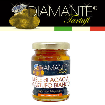 DIAMANTE TARTUFI italienischer Gourmet Akazienhonig mit weißem Trüffel