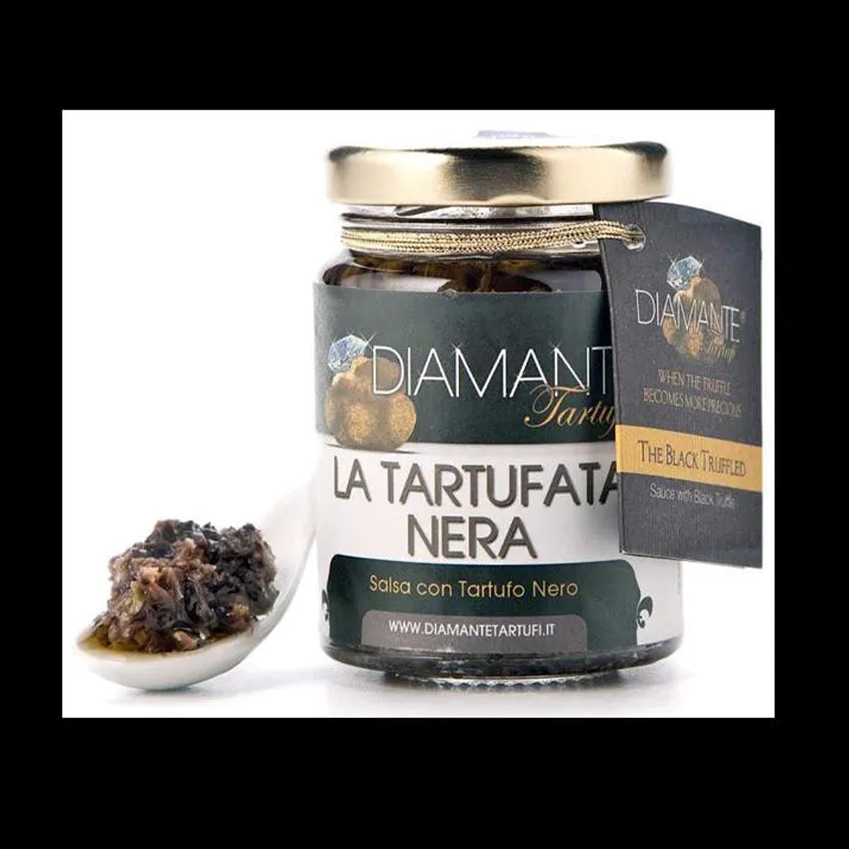 DIAMANTE TARTUFI Salsa di Tartufo Nero - Luxuriöse Trüffelsauce, 130g,