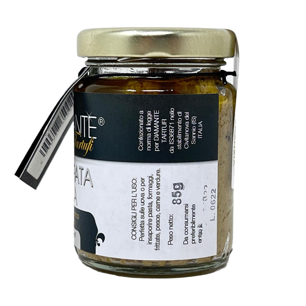 DIAMANTE TARTUFI Weißer Trüffel Pesto Trüffelsauce - Luxus für Gourmets, 130g