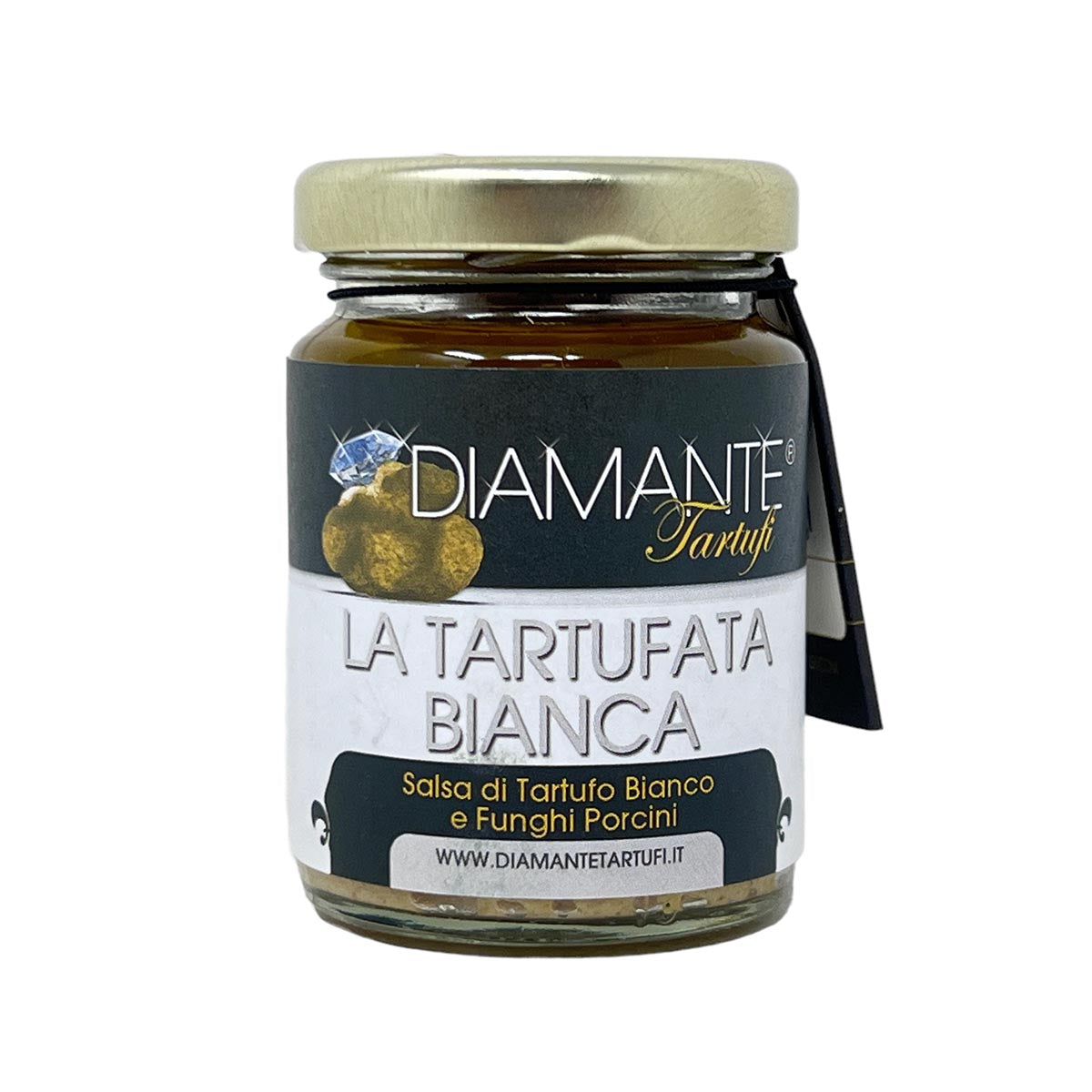 DIAMANTE TARTUFI Weißer Trüffel Pesto Trüffelsauce - Luxus für Gourmets, 130g