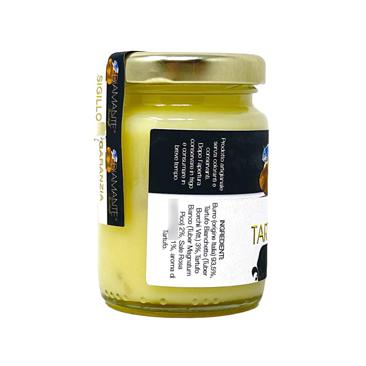 Luxus Malga Butter mit Weißem Trüffel - DIAMANTE TARTUFI, Gourmet-Genuss