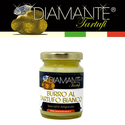 Luxus Malga Butter mit Weißem Trüffel - DIAMANTE TARTUFI, Gourmet-Genuss